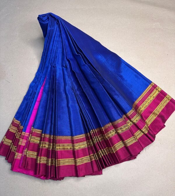 Ilkal Handloom Gayatri Border Saree