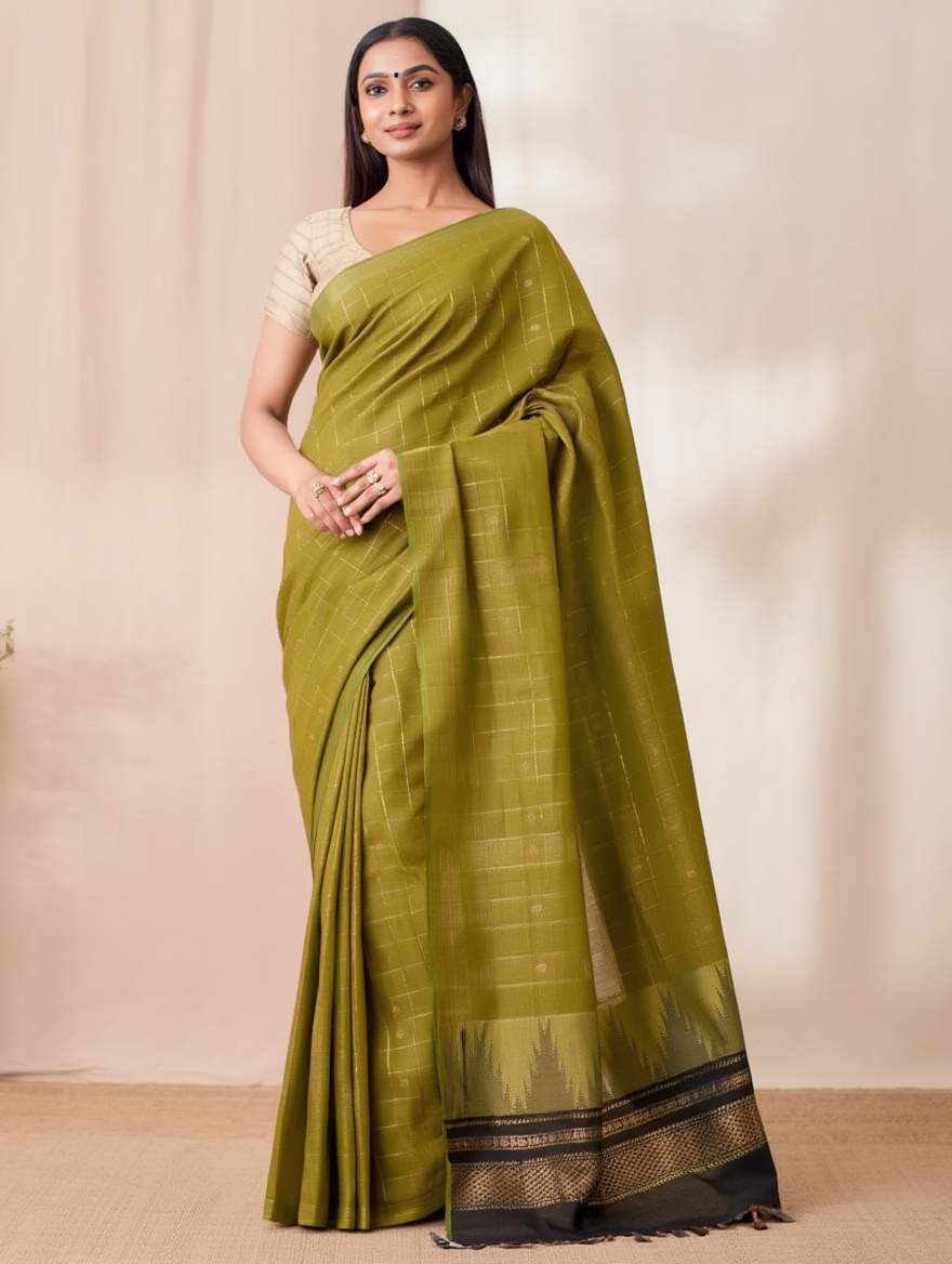 Premium Quality Ilkal Cotton Silk Sarees