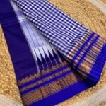 Premium Ilkal Tana Silk Cheks Sarees