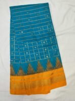 ILKAL TANA SILK GADWAL BORDER SAREES - Image 10