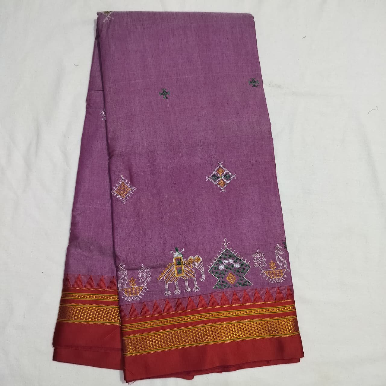 24-01 Traditional Ilkal Kasuthi Sarees - Image 1