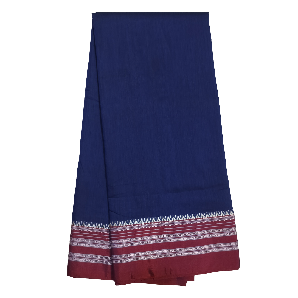 Ilkal Cotton Silk Saree with Narayanpet Border - Image 2