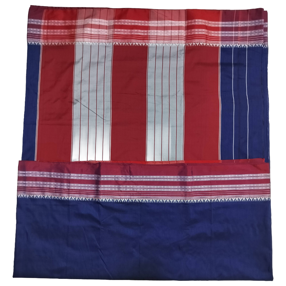 Ilkal Cotton Silk Saree with Narayanpet Border - Image 8